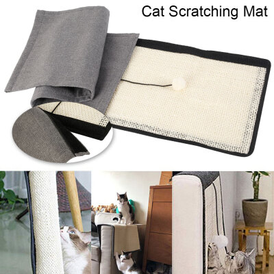 

2pcs1pc Natural Sisal Cat Anti-Scratching Mat Sofa Protector Cover Furnitures Scratch Guard Mat Anti-stress Couch Protect Pads