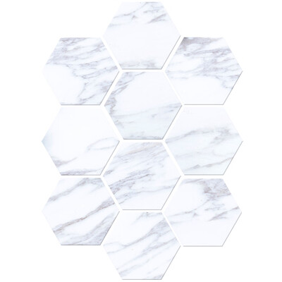 

10 PcsSet Self-adhesive Floor Sticker for Bathroom Kitchen Backsplash Tiles Wall DIY Home Decal Removable Decor