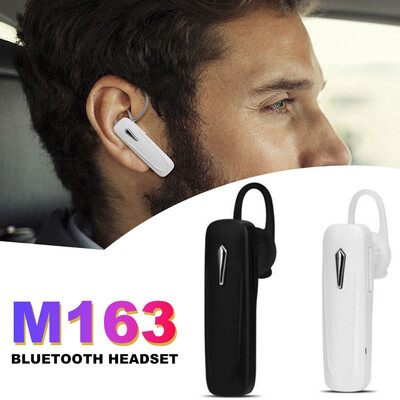

Willstar m163 single ear bluetooth headset black white