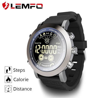 

LEMFO LF23 Professional Sport Smart Watch Men 121 Inch Big Screen IP68 Waterproof Support Swimming 610Mah 33 Months Standby