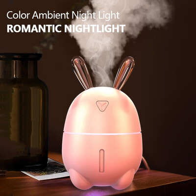 

300ML Air Humidifier Ultra-Silent USB Essential Oil Diffuser Office Car Humidificador Air Purifier