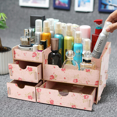 

Additives storage rack desktop office dormitory cosmetics storage rack simple plate type lattice table storage rack large WGS-1522