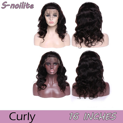 

114-18 Lace Front Human hair wigs Water Wave Straight Virgin Human Hair Wigs with Hair Wigs for women