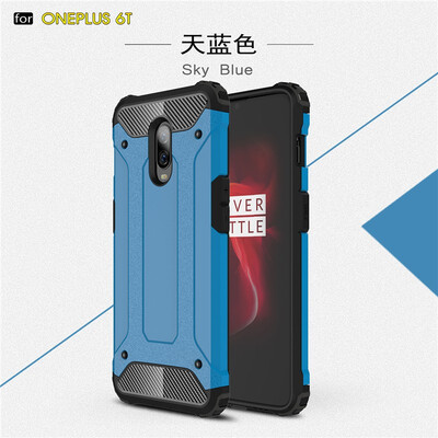 

Goowiiz Phone Case For OnePlus 6T King Kong Armor Fashion Bumper PC TPU Prevent falling