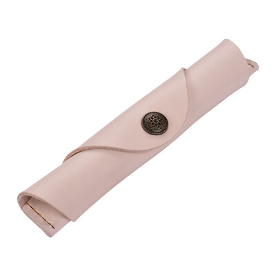 

Antique Leather Pen Case Fountain Handmade Sleeve Bag Pouch Protector for Single Pen Stylus Ballpoint 7 12