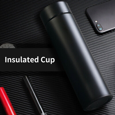 

500ML LED Temperature Display Stainless Steel Thermos Office Coffee Tea Cup Mug Vacuum Bottle Travel Insulated Water Bottle