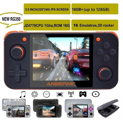 

2019 Upgraded RG350 Handheld Game Console with 2500 Games 35inch IPS Screen
