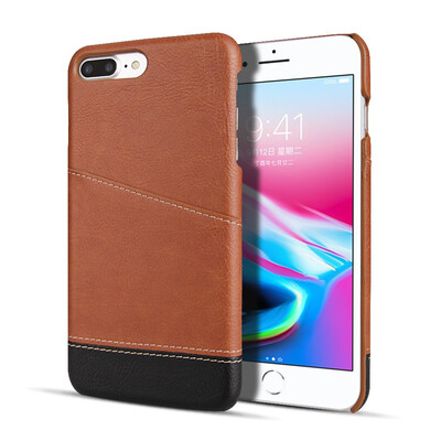 

Stitching Design Phone Case for Apple iPhone 6 6 Plus 7 8 7 8 Plus Protective Shell Back Cover Leather Phone Case