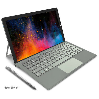 

Zhongbai Jumper EZpadGo 128G version 116 inches 2019 new win10 tablet computer two-in-one notebook N3450 4G128G before the black after silver