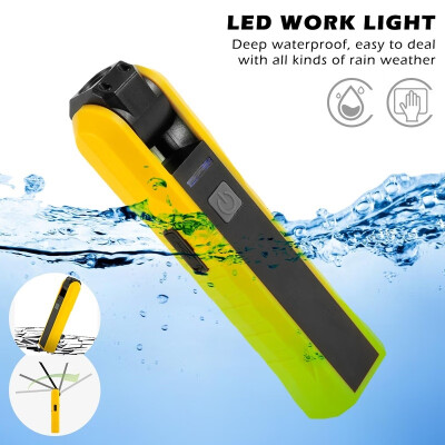 

Led COB Portable Work Light Werklamp Work Lamp XPE Flashlight Rechargeable USB Reflector Work Light