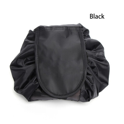 

2018 Women Fashion Travel Waterproof Lazy Makeup Bag Organizer Drawstring Cosmetic Bag Toiletry Case Wash Foldable Makeup Pouch