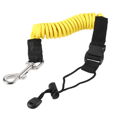 

Elastic Paddle Leash Kayak Canoe Safety Fishing Rod Rowing Boats Coiled Lanyard Cord Tie Rope