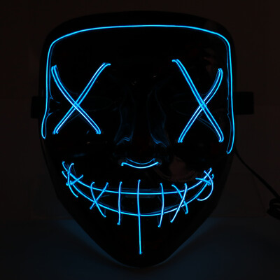 

LED Cold Light Flash Grimace Fluorescent Mask Festival Performance Party Glowing Masks