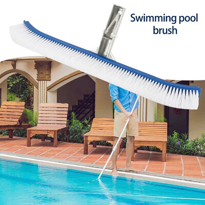 

18" Pool Brush Head Swimming Pool Scrub Brush Head Aluminium Alloy Material Brush Head