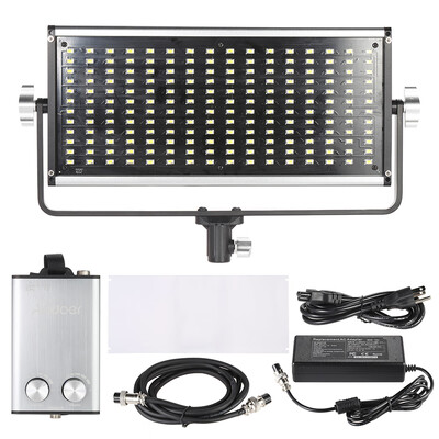 

Andoer DLED-350S Dimmable Bi-Color LED Video Light Ultra-thin LED Panel 192 SMD Lamp Beads CRI 95 Color Temp 3200-5600K Large Pow