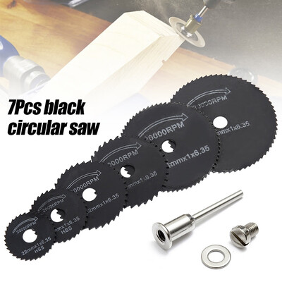 

7Pcsset HSS Circular Saw Rotary Blades Rotary Tool HSS Mini Circular Saw Blades Cutting Disc