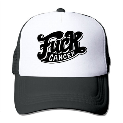 

FashionMZI Unisex Trucker Hat Fuck Cancer 1 Mens Adjustable Mesh Cap New Baseball Caps