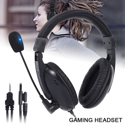 

Noise Cancelling Gaming Headset Game Headphone Earphone Headband for PC Computer Laptop Mobile Phones