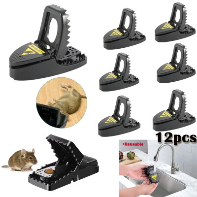 

Willstar 24812 Pcs Mouse Snap Trap Reusable Durable Mice Rat Catcher Rodent Killer Household Pest Control Products