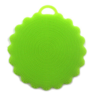 

Multifunction Silicone Dish Bowl Cleaning Brush Scouring Pad Pot Pan Easy to clean Wash Brushes Cleaning Brushes Kitchen