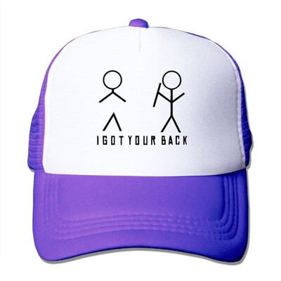 

akowei Cap Stick Figures I Got Your Back Mesh Hat