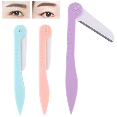 

3 Pack Eyebrow Brow Razor Dermaplaning Safe Painless Portable Facial Shaper Tool
