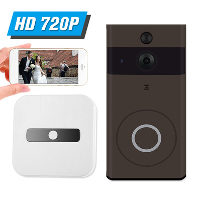 

WiFi Smart Wireless Security DoorBell Smart HD 720P Visual Intercom Recording Video Door Phone With Indoor Ding-Dong APP Remote Ho