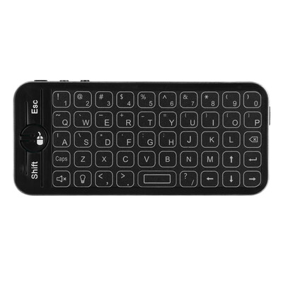 

iPazzPort 24G Wireless Keyboard Full Screen Touchpad Mouse Combo with Backlit for Android Windows Smart TV Black