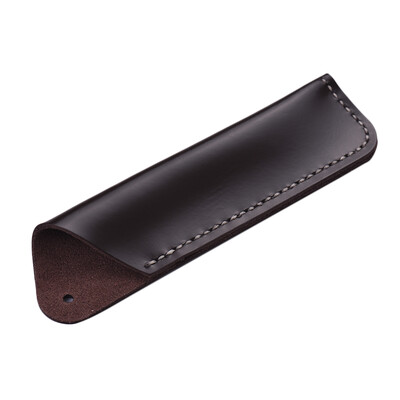 

Handmade Retro Vintage Full Grain Leather Pencil Case Pouch Pen Holder Organizer Bag Stationery Gift for Kids Students Artists Off