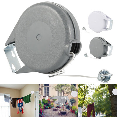 

Retractable Reel Clothes Washing Line Clothes Drying Rack
