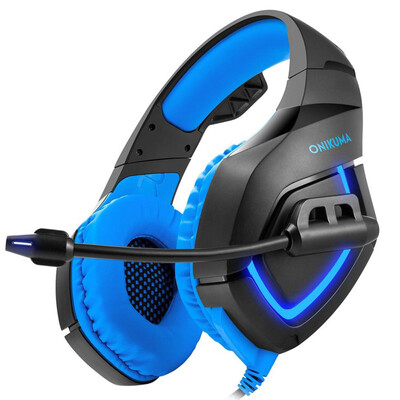 

K1B Luminous Anti-noise Subwoofer Wired Gaming Headset