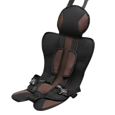 

Convertible Baby Safety Booster Seats Belt-Positioning Portable Harnessed Car Seat Thicken Seat Cover Pad Cushion Grey
