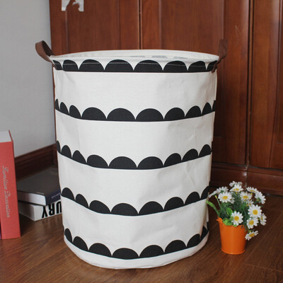 

NeillieN Household cloth dirty basket dirty basket folding basket toy clothing Cotton&linen Storage basket laundry basket