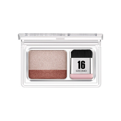 

3 Seconds Eyeshadow Double Color Eyeshadow Makeup Palette Shimmer Stereo Gradient Cosmetic