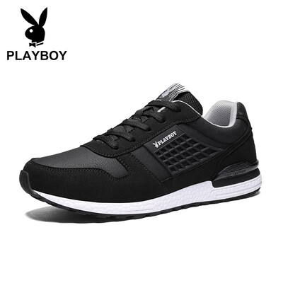 

Playboy PLAYBOY sports running casual shoes mens low cut non-slip wild DA75128 black 42