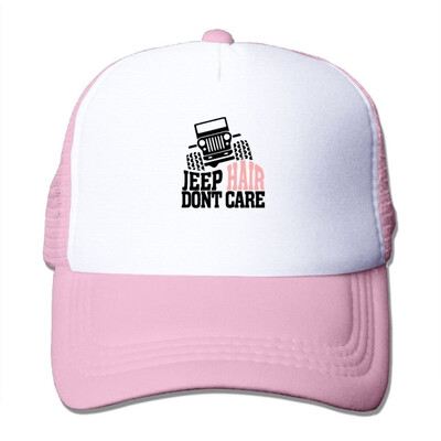 

Jeep Hair Dont Care Unisex Adjustable Mesh Baseball Cap Dad Trucker Hat