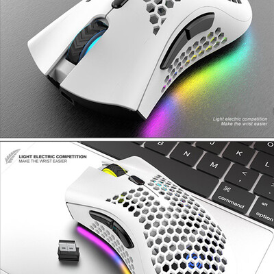 

Willstar Wireless Gaming Mouse 7 Keys 12000 DPI RGB Light Effect Hollow Mice