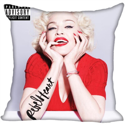 

Madonna Hot Sale Pillow Case High Quality New Years Pillowcase Decorative Pillow Cover For Wedding Decorative Christmas 35x35CM 35x35CM