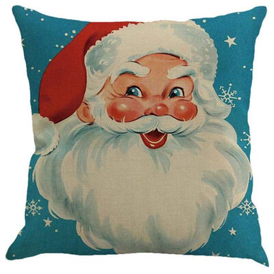 

UpperX Sofa Bed Home Cafe Decor Pillowcase Square Linen Throw Pillow Cover Invisible Zipper 45cmx45cm