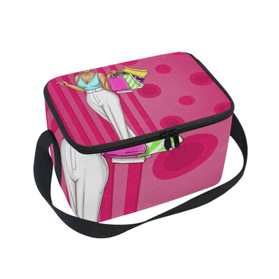 

ALAZA Lunch Box Insulated Lunch Bag Large Cooler Sexy Shopping Women Tote Bag