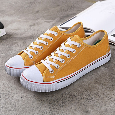 

Mens Canvas casual shoes Lace-up student shoes