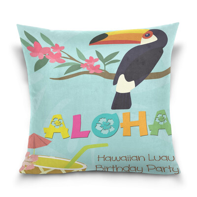 

ALAZA 16 X 16 inch Pillow Case Decorative Cushion Cover Birthday Party Pattern Pillowcase