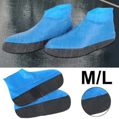 

1Pair High-top Double-layer Latex Shoe Cover Disposable Shoe Cover