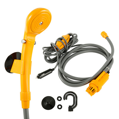 

Portable Camping Shower 12V Electric Outdoor Shower Kit For Travel Car Washing Camping Hiking Flowering Plants Watering