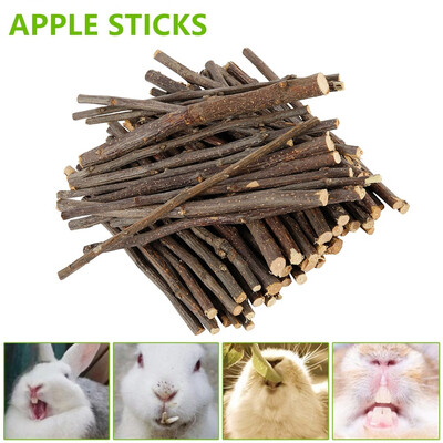 

Natural Wooden Apple Chew Sticks Small Animal Pet Supplies Small Pets Hamster Rabbit Guinea Pig Parrot Toys