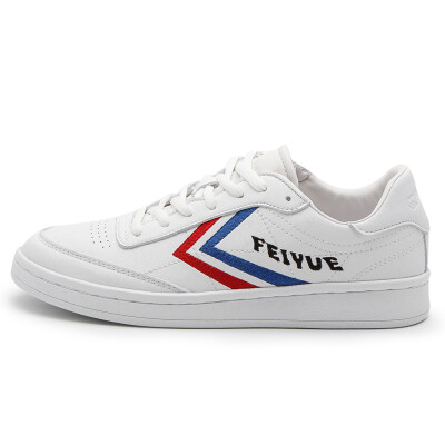 

Dafu Feiyue feiyue basic models of super-fiber leather wild sports casual white shoes female 7010 white red blue 36