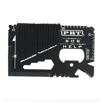 

14 In 1 Outdoor Multi-purpose Knife Card Umbrella Rope Survival Tool