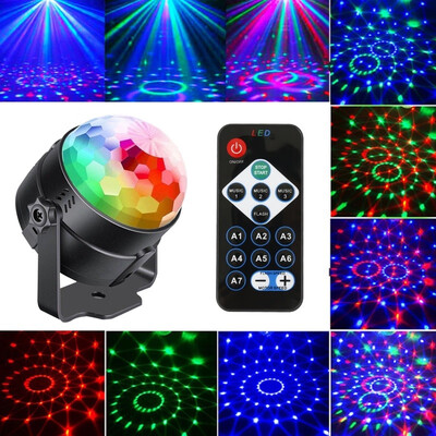 

Party Disco Lights Strobe LED DJ Ball Sound Activated Dance Bulb Lamp Decoration
