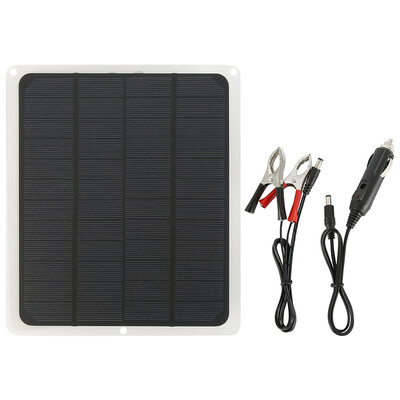 

Willstar 20W Solar Panel 12V Trickle Charge Battery Charger Kit Maintainer Marin