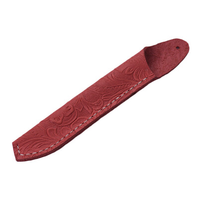 

Vintage Full Grain Leather Handmade Pencil Case Fountain Pen Holder Pouch Bag Top Quality Stationery Gift for Business Office Work